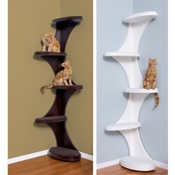 refined feline cat tree