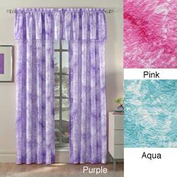 Shop Tie Dye Swirl 63 Inch Textured Curtain Panel Pair Free