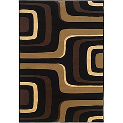 Black Abstract Rug - 5'3 x 7'7 - Bed Bath & Beyond - 5239952