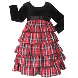 Ann Loren American Girl Doll Plaid Dress - Overstock - 5277383