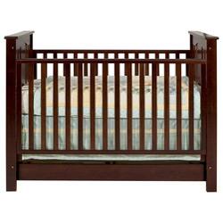 Shop Roxy Dark Chocolate Modern 3 In 1 Espresso Crib Overstock