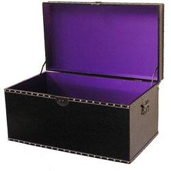 Shop Decorative Velvet Lined Wooden Trunk Free Shipping Today