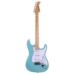 'Norma' Classic Style Seafoam Green Electric Guitar. Opens flyout.