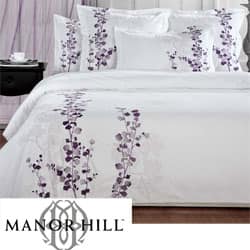 Shop Manor Hill Lilac King Size 3 Piece Duvet Cover Set