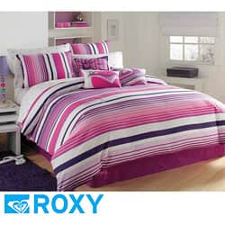 Shop Roxy Sun Kissed Stripe Full Queen Size 3 Piece Duvet Cover