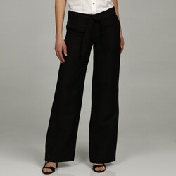 calvin klein linen pants womens