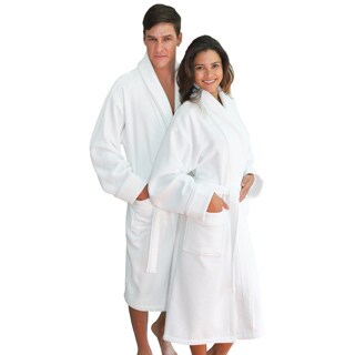 Authentic Hotel Spa Unisex White Turkish Cotton Terry Cloth Bath Robe ...