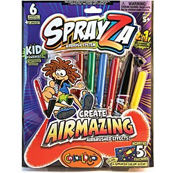 SprayZa Airbrush System Small Coloring Kit - Overstock - 5520418