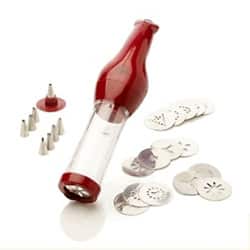 slide 1 of 1, Wolfgang Puck Cookie Press with Accessory Tips (Refurbished)