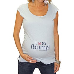 I Heart My [Bump] Austrian Crystal Maternity T-shirt - 13340972 ...
