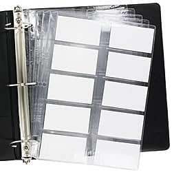 Rolodex Business Card Binder Refill Pages (Case of 15) - Bed Bath ...