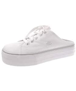 womens white mule sneakers