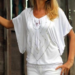 rayon white shirt