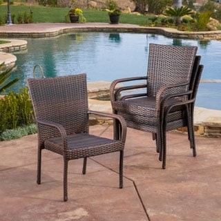 Patio Furniture Carolina 4 Piece Outdoor Acacia Sofa Set By Christopher Knight Home