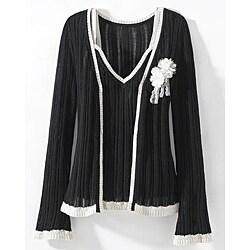 misses white cardigan sweater