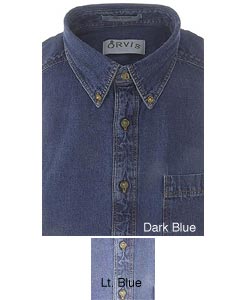 orvis denim shirt