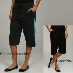 cotton drawstring capris