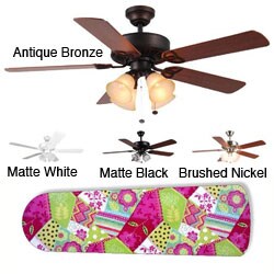 floral ceiling fan