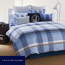 Shop Tommy Hilfiger Heritage Red White Blue Plaid 2 Piece Twin