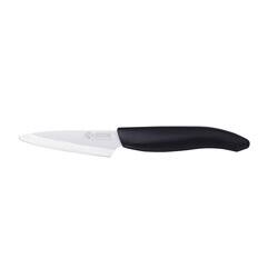 Kyocera Revolution FK-075-BK 3 in. Black Bladed Ergonomic Ceramic Paring  Knife