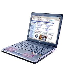 Sony VAIO PCG-V505DXP 1.4GHz Pentium M Notebook w/CD-RW/DVD - Thumbnail 0