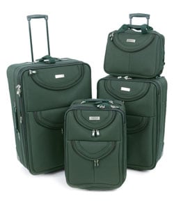 hunter green luggage