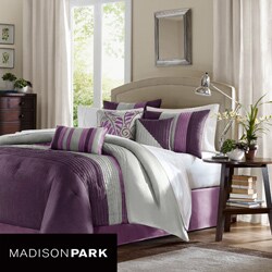 madison park mendocino purple 7 piece comforter set free madison park mendocino purple 7 piece comforter set free