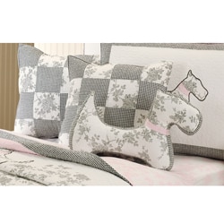 Greenland Home Fashions Quilted Scottie Decorative Pillow - Free Shipping On Orders Over USD45 ...
