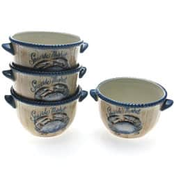 Certified International Soup Crocks with Handle Set of 4