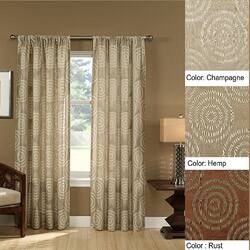 Shop Andrea 84 Inch Rod Pocket Curtain Panel Free Shipping On