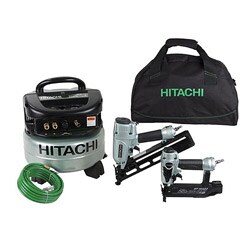 Hitachi KNT65APR Compressor/ Pneumatic Nailer Combo Kit (Refurbished). Opens flyout.