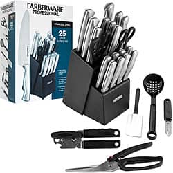 Farberware Never Needs Sharpening Tri Star Handle 18 Pc. Cutlery Set, Cutlery, Household