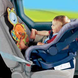 car seat kick toy
