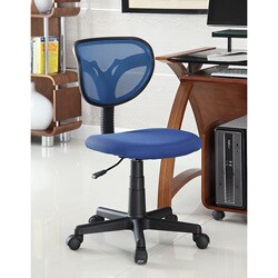 blue kids desk chair