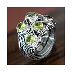 Treasure Peridot Cocktail Ring (Indonesia) Today $124.99