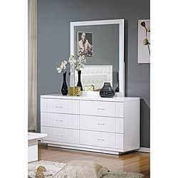 Shop Pure White Lacquer Dresser Overstock 6342022