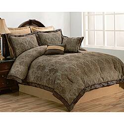 Shop Geneva 8 Piece King Size Comforter Set Free Shipping Today