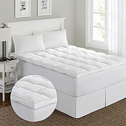 Comfort Classics Anchorage Baffled Full-size Featherbed - Bed Bath ...