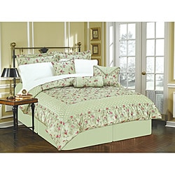 Enchanted Garden 11-Piece Queen-size Bed in a Bag with Sheet Set