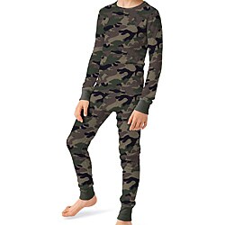 hanes camo thermal
