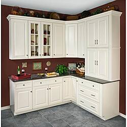 Shop Antique White 30 X 27 In Wall Kitchen Cabinet Free