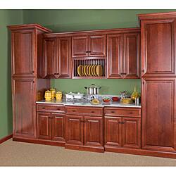 Shop Cherry Stain Chocolate Glaze 42 Inch Wide Base Cabinet