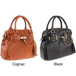 Steve Madden 'Bneptune' Leather Satchel Bag. Opens flyout.