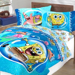 Shop Spongebob Bubble Surprise Full Size 5 Piece Bed In A Bag