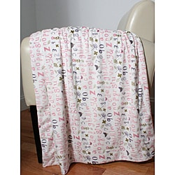 alphabet baby blanket