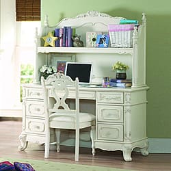 Shop Fairytale Victorian Princess White 3 Piece Writing Desk Set