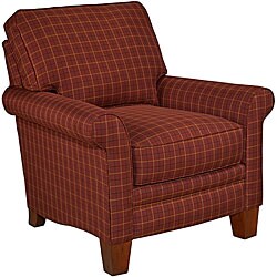 Shop Broyhill Emily2 Classic Plaid Club Chair Free Shipping