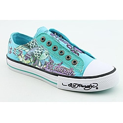 ed hardy laceless sneakers