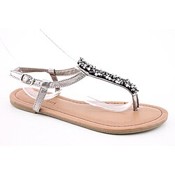 Shop Madden Girl Women's Mikahh Silver Sandals - Free Shipping On ...