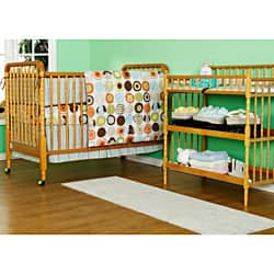 Shop Davinci Jenny Lind Oak 3 In 1 Crib With Bonus Toddler Rail